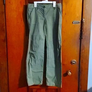 Loft brand soft Green Khaki pants Size 0
